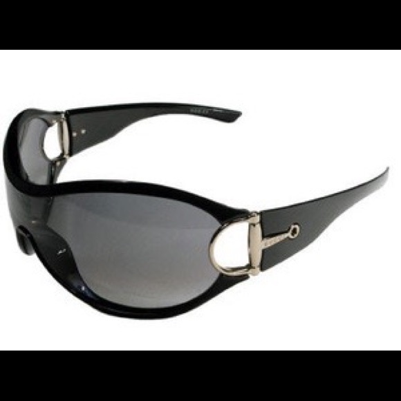 Gucci Accessories - GUCCI 2561s BLK HORSEBIT OVERSIZED WRAP SUNGLASSES